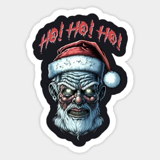 Zombie Santa Claus. Ho! Ho! Ho! Sticker